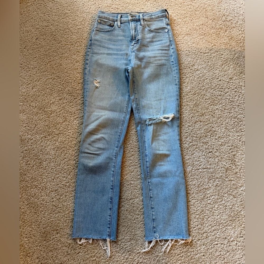 Madewell The Perfect Vintage Jean Magic Pockets High Rise Distressed Size 23 - Picture 2 of 6